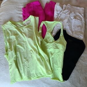 Womens Athletic Bundle of 5 Athleta Lululemon Size M